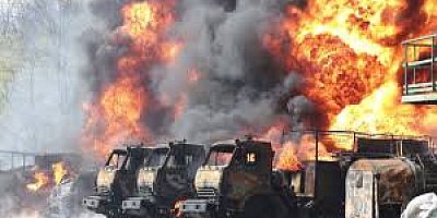 Rus ordusu Kiev'i bombaladı, 4 ölü ve 24 yaralı