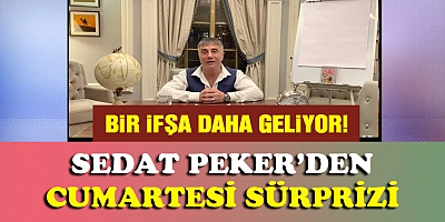 Sedat Peker'den Cumartesi Sürprizi