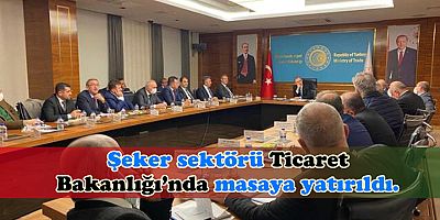 ŞEKER SEKTÖRÜ MASAYA YATIRILDI