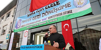 SİVAS BELEDİYESİNDEN SIFIR ATIK PROJESİNE TAM DESTEK…