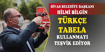 Sivas da Türkçe Tabela Kullananlara %75  İndirim
