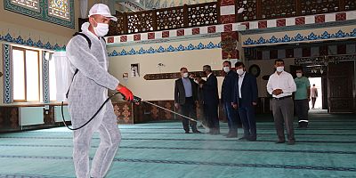 SİVAS'TA CAMİLER CUMA NAMAZINA HAZIRLANIYOR...