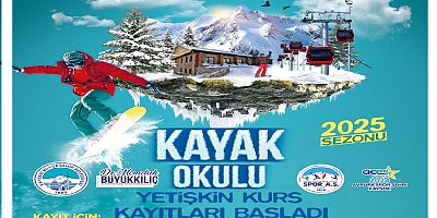 Spor A.Ş.'de Kayak Okulu Yetişkin Kurs Kayıtları Başladı