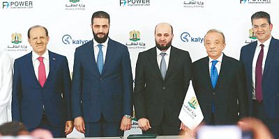 Suriye 7 milyar dolarlık elektrik anlaşması imzaladı