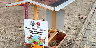 TALAS, ELBİSTAN’DA MİNİK DOSTLARI DA UNUTMADI