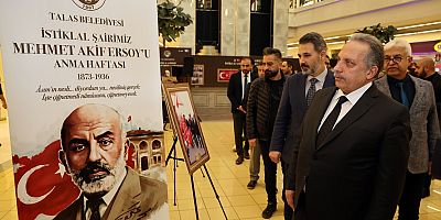 TALAS, MEHMET AKİF'İ SERGİYLE ANDI