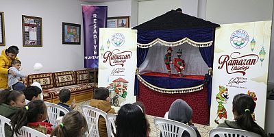 TALAS’TA ÇOCUKLARA ‘KUKLA’ İLE RAMAZAN EĞLENCESİ