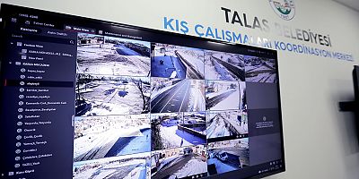 TALAS’TA KIŞ ÇALIŞMALARI ARALIKSIZ SÜRÜYOR