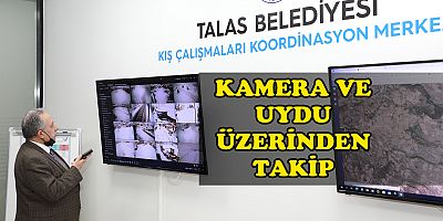 TALAS'TA KIŞ MESAİSİ BAŞLADI