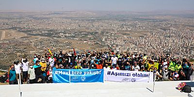 TALAS’TA PARAŞÜTLE AŞI FARKINDALIĞI OLUŞTURULDU