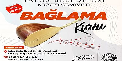 TALAS’TAN ÇOCUKLARA ÖZEL BAĞLAMA KURSU