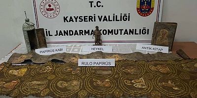  Tarihi eser operasyonu: 1 gözaltı