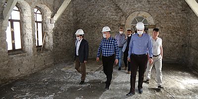 TARİHİ JANDARMA BİNASI RESTORASYON ÇALIŞMALARI DEVAM EDİYOR...