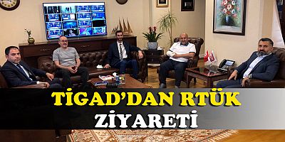 TİGAD Yönetimi RTÜK Başkanı Şahin'i Ziyaret Etti.