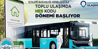  Toplu Ulaşımda 'HES Kodu' Uyarısı