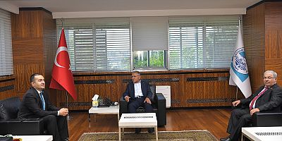 TRT YÖNETİM KURULU BAŞKANI ALBAYRAK'TAN BÜYÜKKILIÇ'A ZİYARET