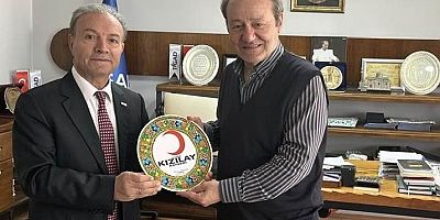 TÜRK KIZILAYI KAYSERİ ŞUBE BAŞKANI CAFER BEYDİLLİ’DEN NEZAKET ZİYARETİ.