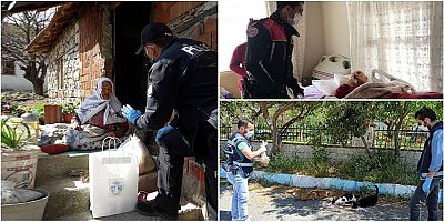 Türk Polisi Merhamet ve Şefkatini Kovid-19 Sürecinde Bir Kez Daha Gösterdi