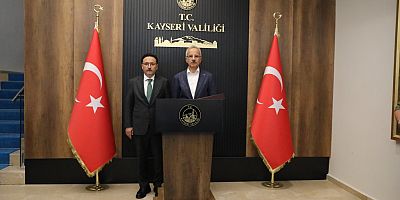 Ulaştırma ve Altyapı Bakanı Abdulkadir Uraloğlu Kayseri  Valiliğini Ziyaret Etti .