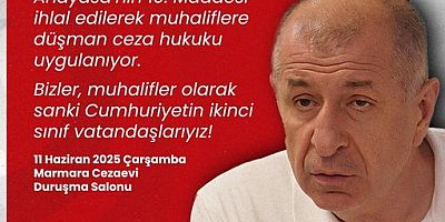 Ümit Özdağ'ın tutukluluk hali devam ediyor