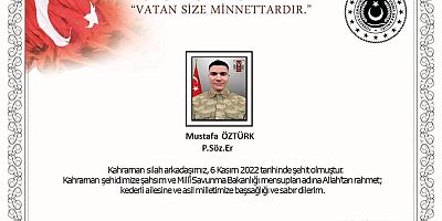 Üs bölgesine ateş açıldı: 1 şehit, 3 yaralı