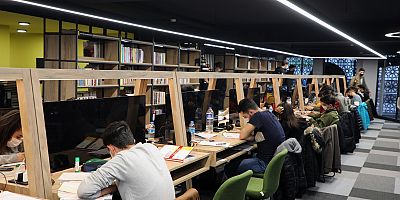 UYUMAYAN KÜTÜPHANE YENİDEN 7/24 AÇIK