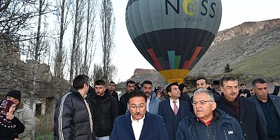 Vali Çiçek Ve Başkan Büyükkılıç, Turizm Cenneti Soğanlı Vadisi'nde