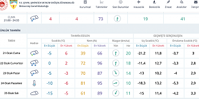 Yeni bir soğuk hava dalgası geliyor