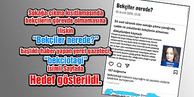 Yerel Gazeteci Bekçilerin Hedefi Oldu!