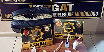 Yozgat’ta uyuşturucu ele geçirildi