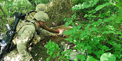 Yüksekova'da  Çok Sayıda Mühimmat Ele Geçirildi