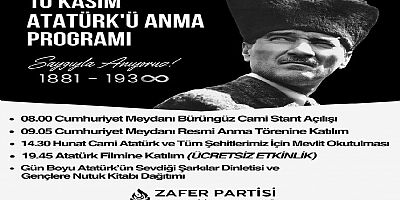 ZAFER PARTİSİ ATATÜRK İÇİN MEVLİT OKUTUYOR