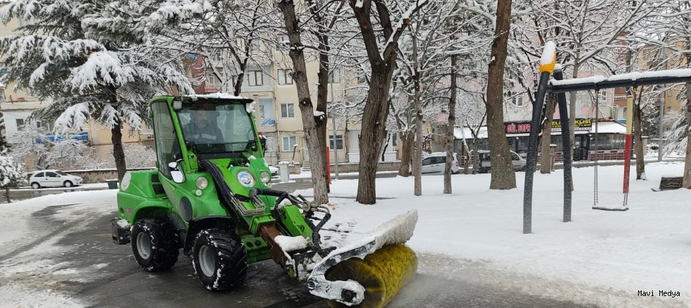 TALAS’TA KAR TEYAKKUZU