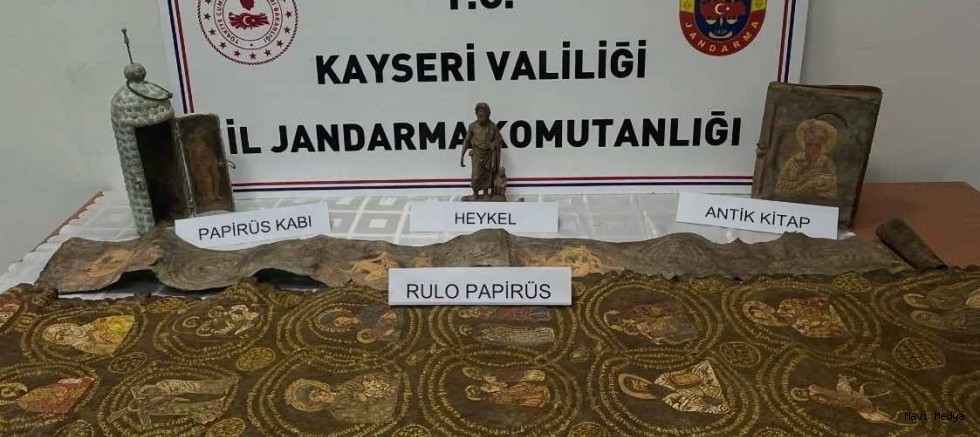  Tarihi eser operasyonu: 1 gözaltı