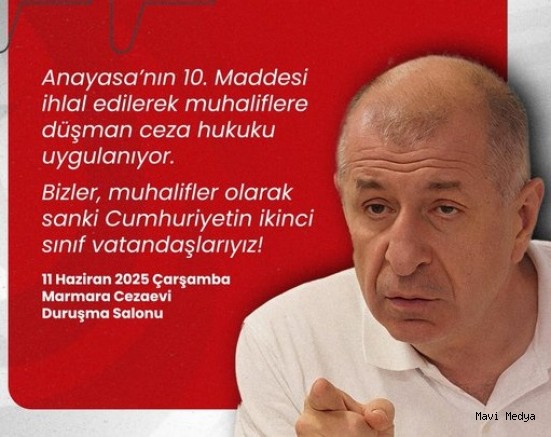 Ümit Özdağ'ın tutukluluk hali devam ediyor